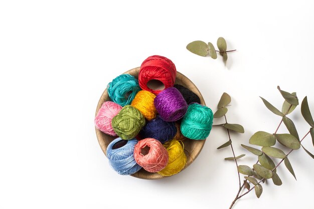 zbiór nici różne kolory